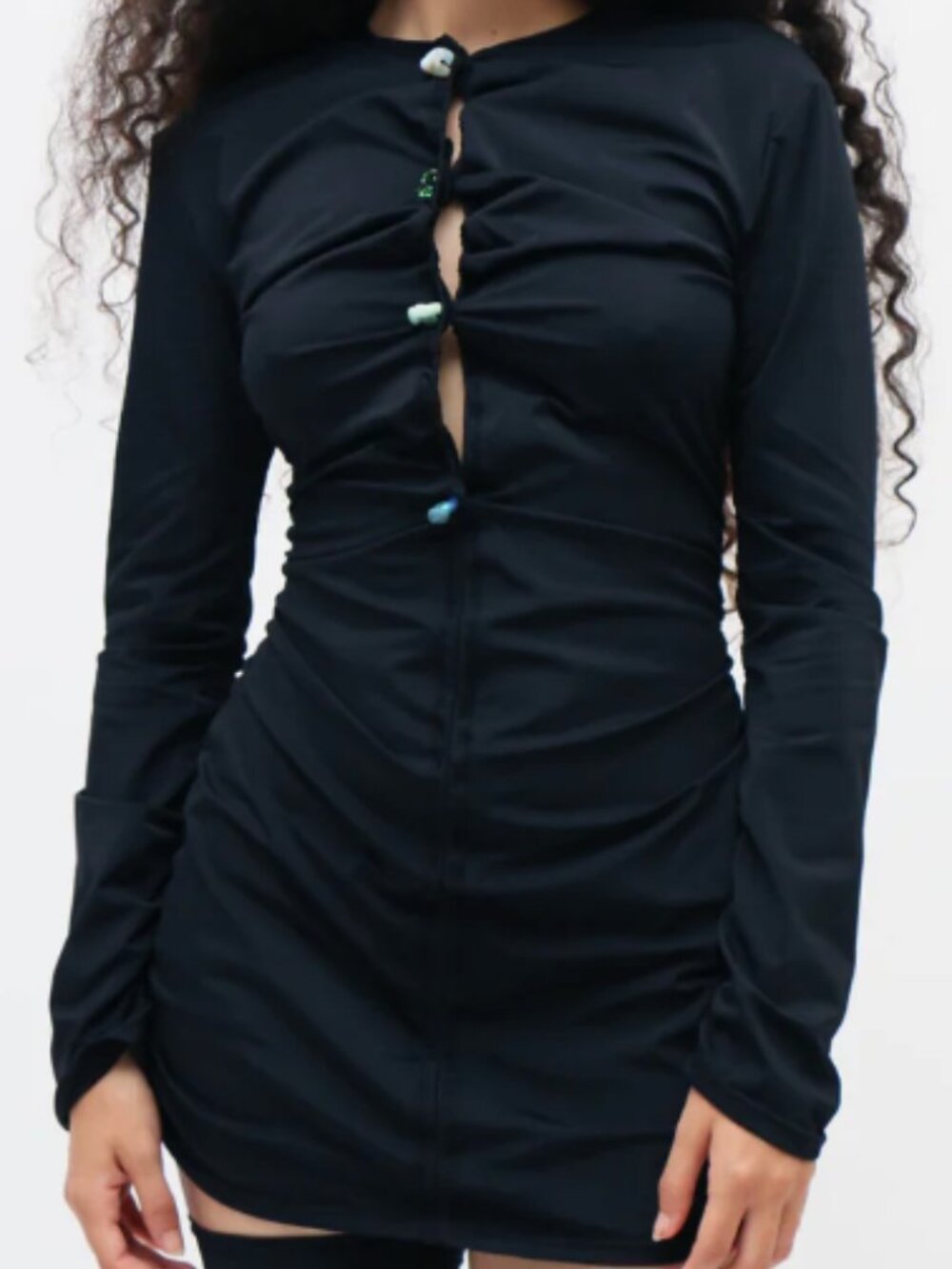 Lucille Thièvre Bodycon Jersey Mini Dress